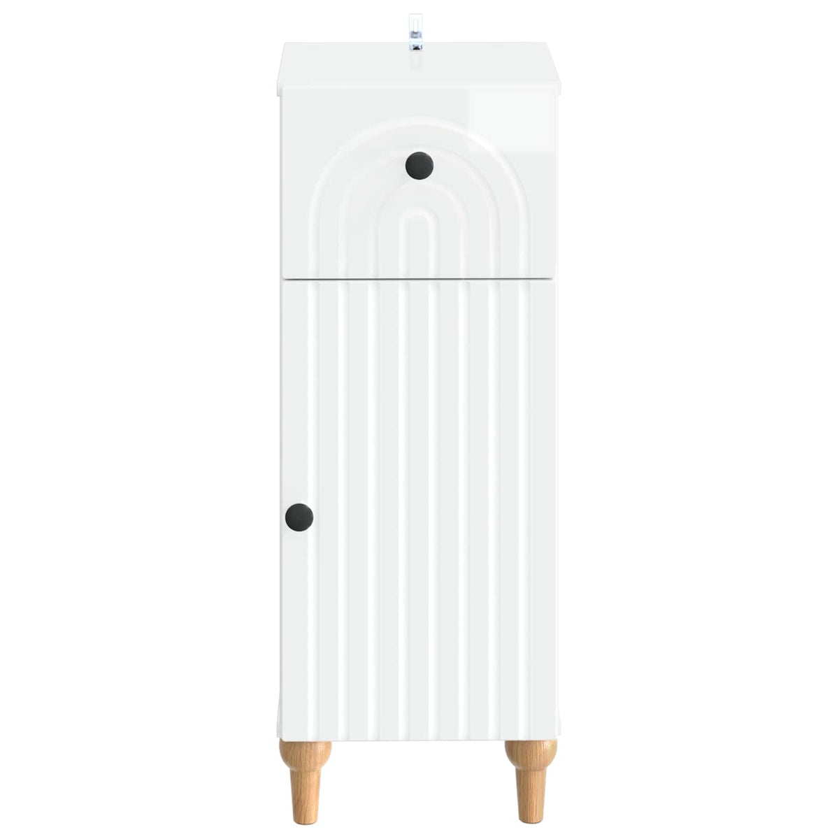 Bathroom Storage Cainet ALKMAAR High Gloss White