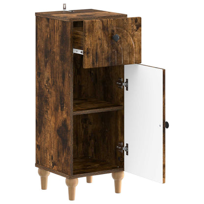 Bathroom Storage Cainet ALKMAAR Smoked Oak 30 x 31 x 80 cm