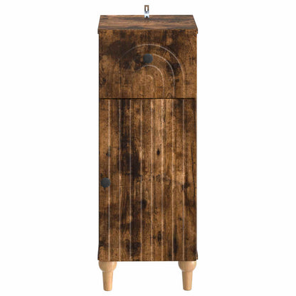 Bathroom Storage Cainet ALKMAAR Smoked Oak 30 x 31 x 80 cm