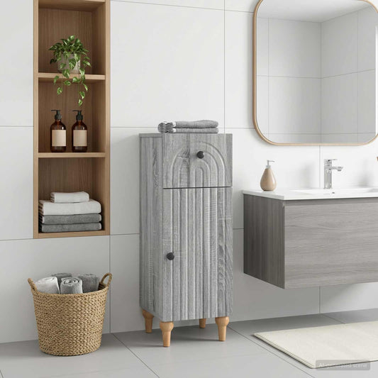 Bathroom Storage Cainet ALKMAAR Grey Sonoma 30 x 31 x 80 cm