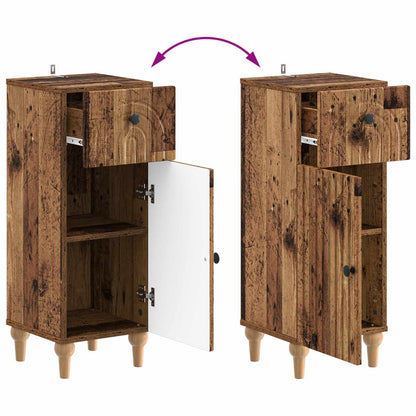 Bathroom Storage Cainet ALKMAAR Old Wood 30 x 31 x 80 cm