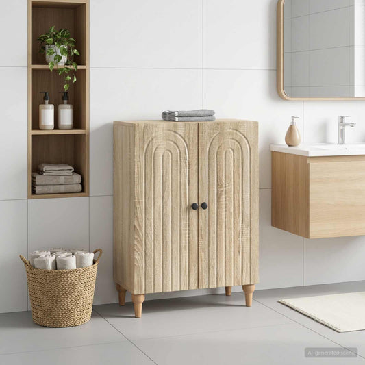 Bathroom Storage Cainet ALKMAAR Sonoma Oak 59.5 x 31 x 80 cm