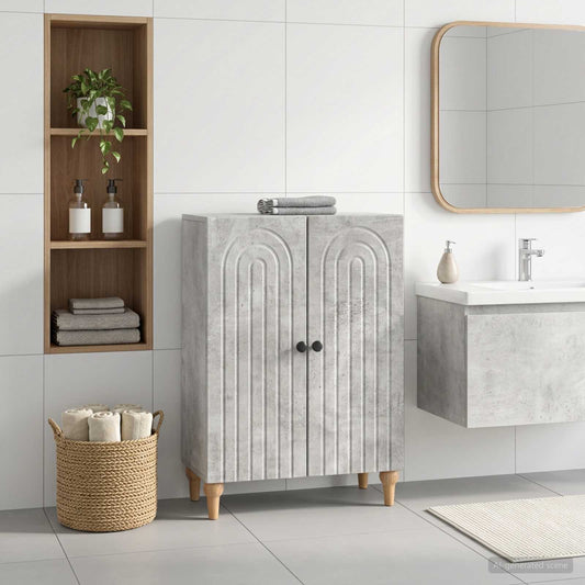 Bathroom Storage Cainet ALKMAAR Concrete Grey 59.5 x 31 x 80 cm
