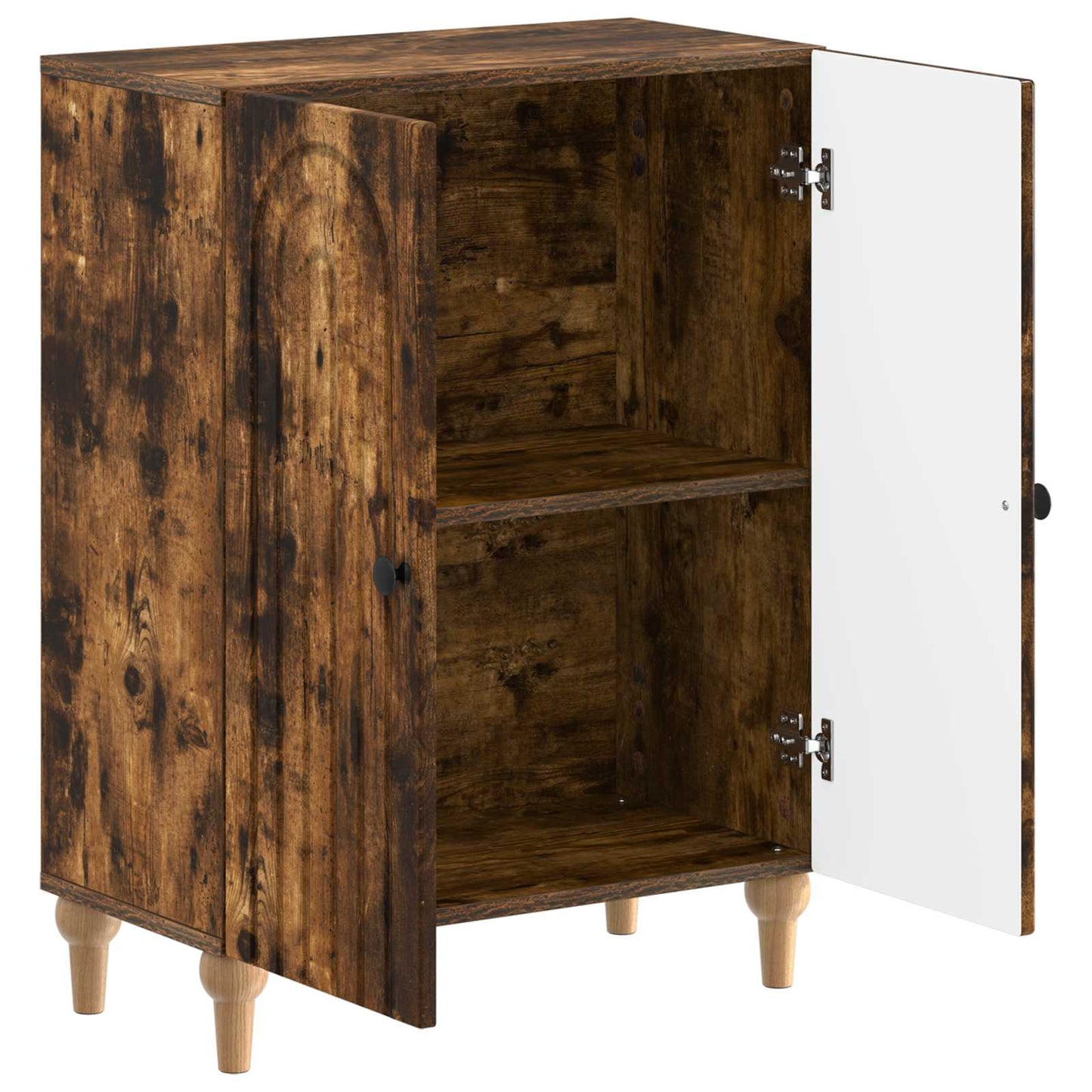 Bathroom Storage Cainet ALKMAAR Smoked Oak 59.5 x 31 x 80 cm
