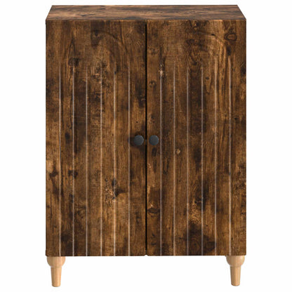 Bathroom Storage Cainet ALKMAAR Smoked Oak 59.5 x 31 x 80 cm