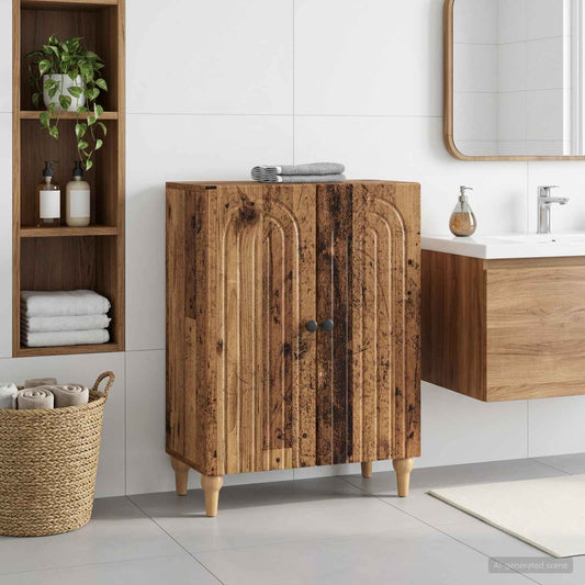 Bathroom Storage Cainet ALKMAAR Old Wood 59.5 x 31 x 80 cm