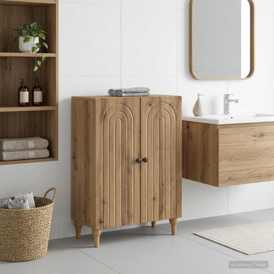 Bathroom Storage Cainet ALKMAAR Artisan Oak 59.5 x 31 x 80 cm
