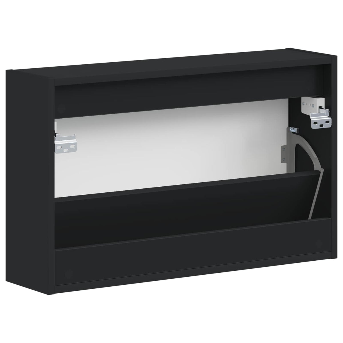 Wall-Mounted Shoe Cabinet ALKMAAR 71 x 17 x 43 cm Black