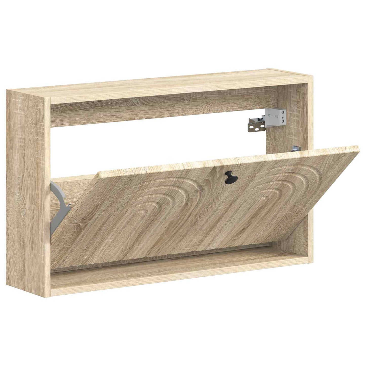 Wall-Mounted Shoe Cabinet ALKMAAR 71 x 17 x 43 cm Sonoma Oak