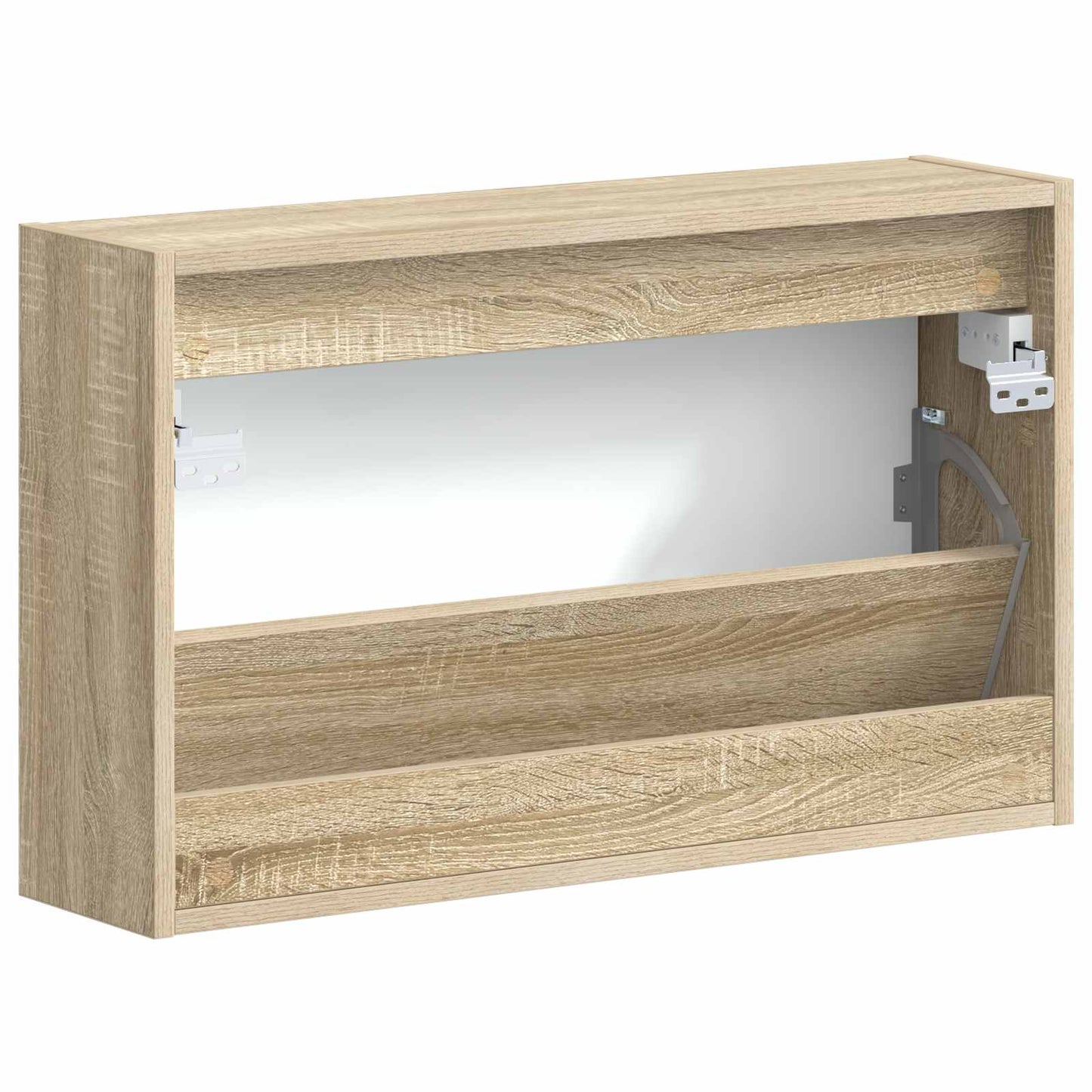 Wall-Mounted Shoe Cabinet ALKMAAR 71 x 17 x 43 cm Sonoma Oak