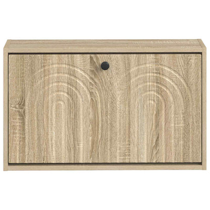 Wall-Mounted Shoe Cabinet ALKMAAR 71 x 17 x 43 cm Sonoma Oak