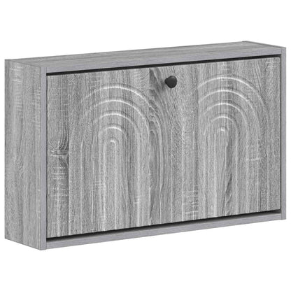 Wall-Mounted Shoe Cabinet ALKMAAR 71 x 17 x 43 cm Grey Sonoma