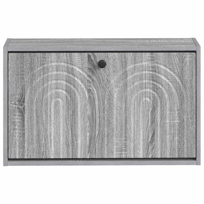 Wall-Mounted Shoe Cabinet ALKMAAR 71 x 17 x 43 cm Grey Sonoma