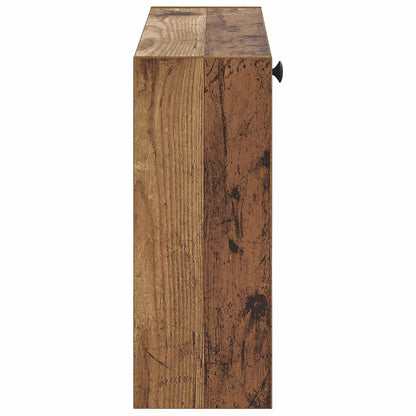 Wall-Mounted Shoe Cabinet ALKMAAR 71 x 17 x 43 cm Old Wood