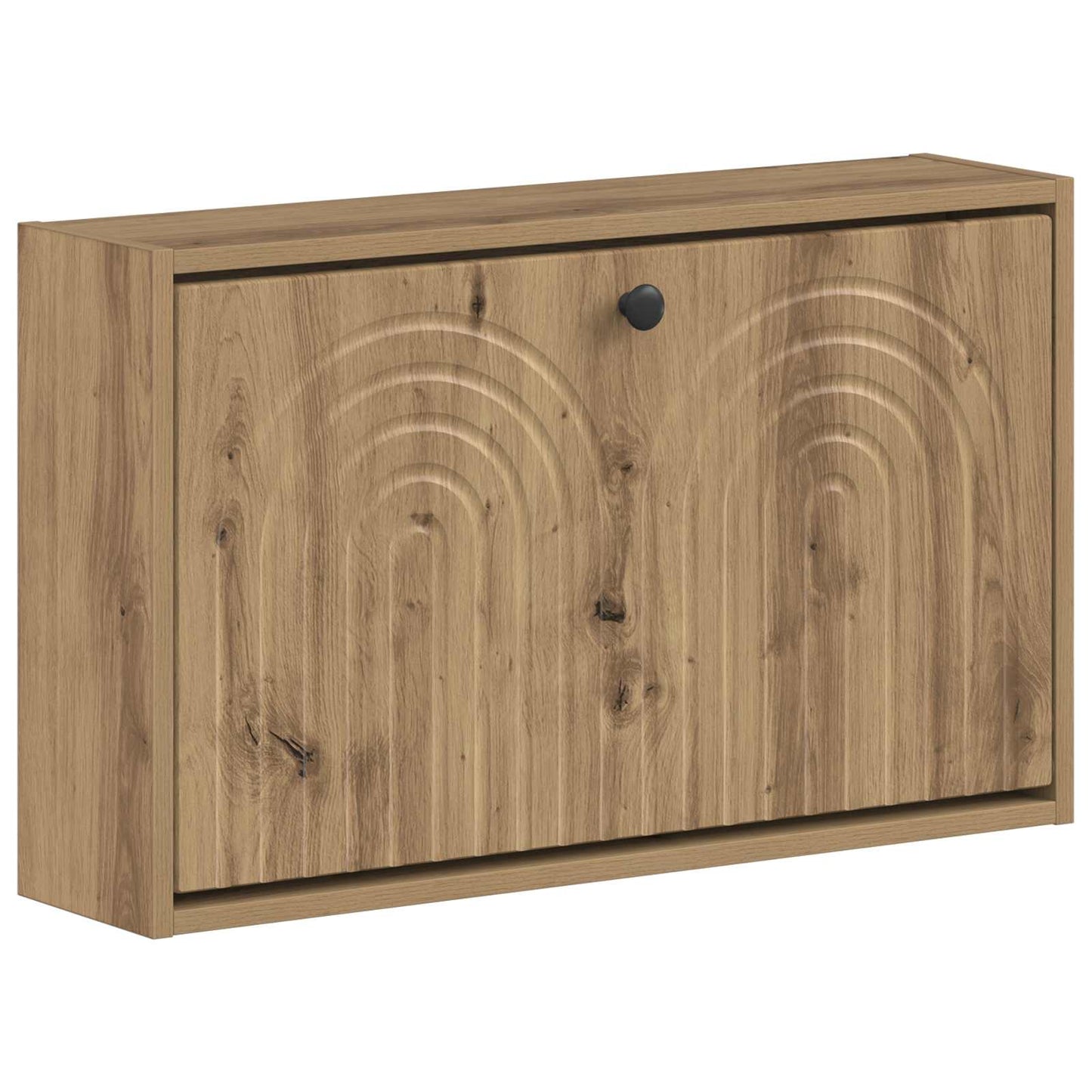 Wall-Mounted Shoe Cabinet ALKMAAR 71 x 17 x 43 cm Artisan Oak