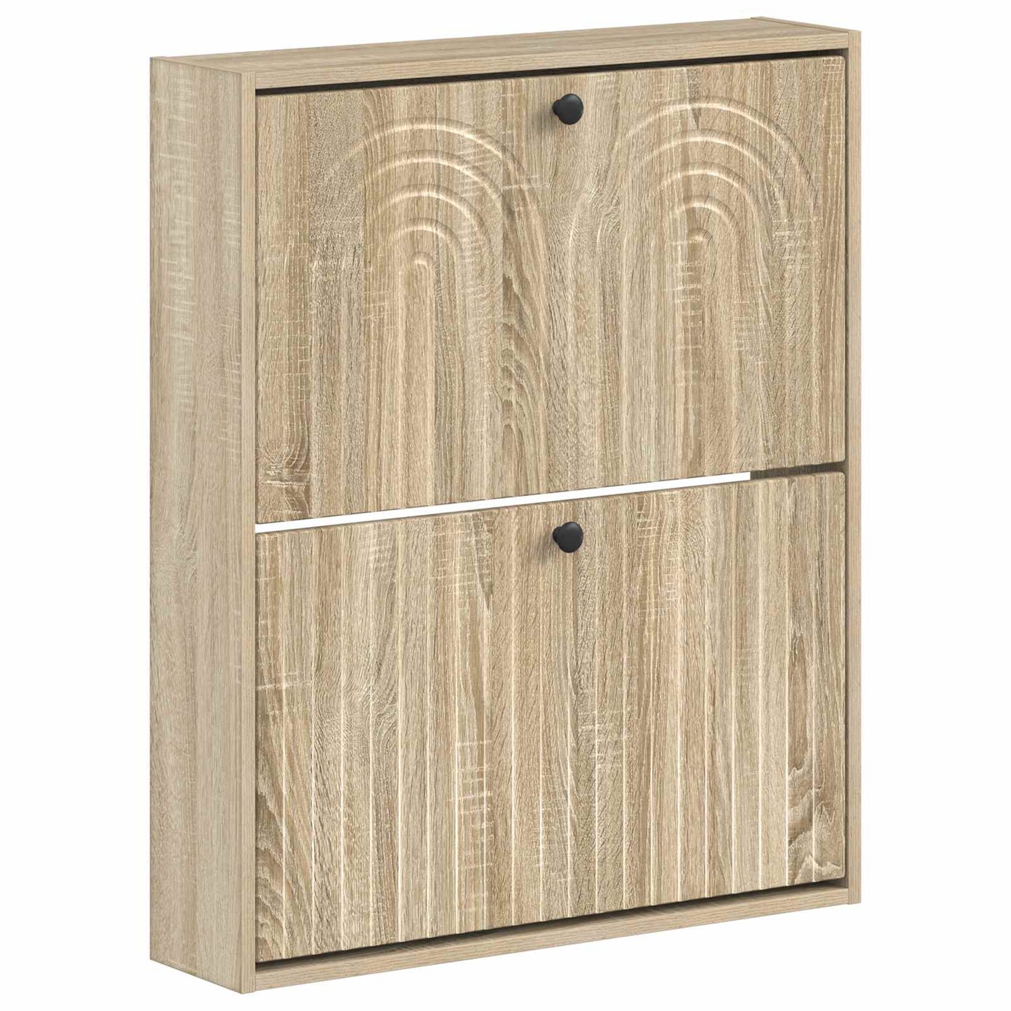 Wall-Mounted Shoe Cabinet ALKMAAR 71 x 17 x 86 cm Sonoma Oak