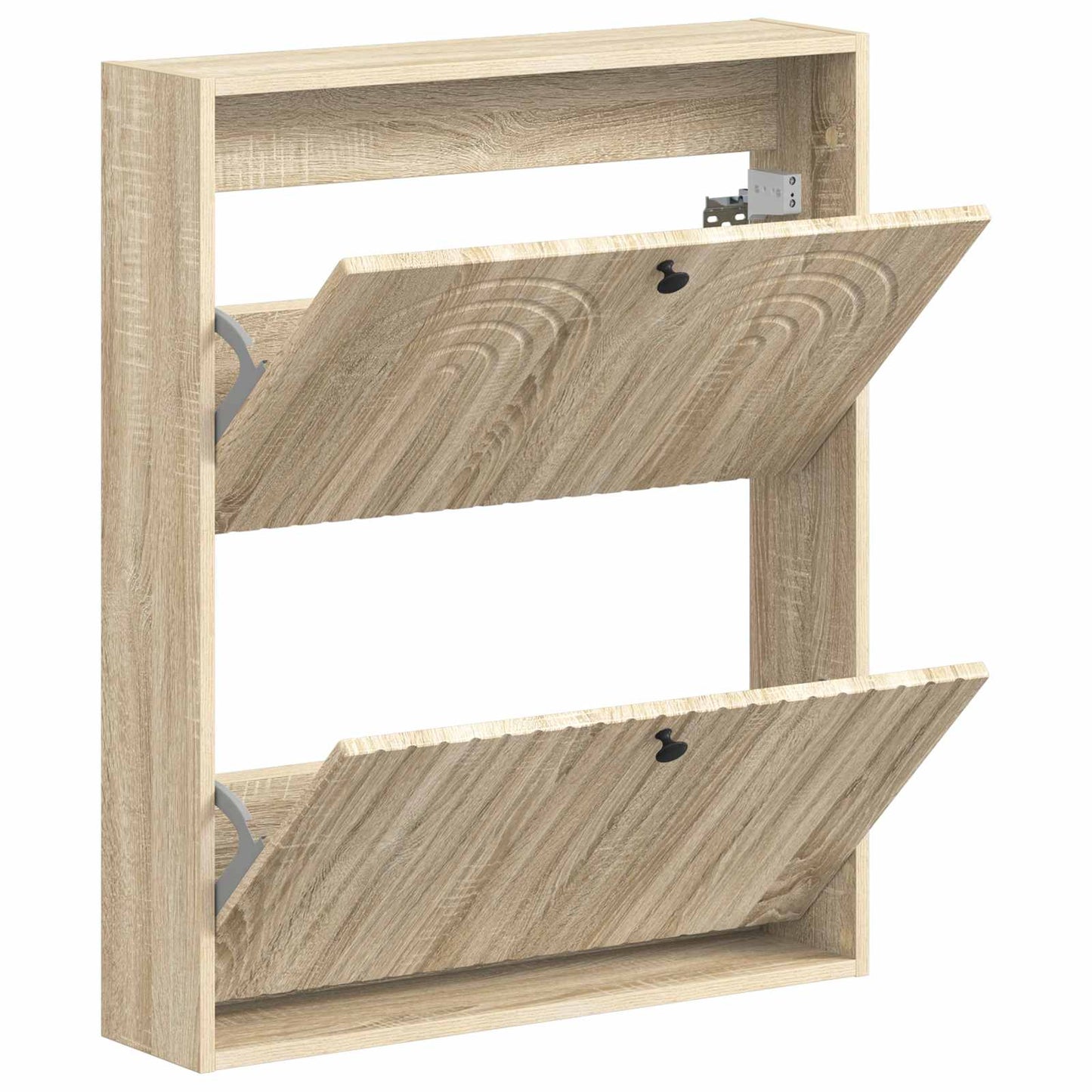 Wall-Mounted Shoe Cabinet ALKMAAR 71 x 17 x 86 cm Sonoma Oak