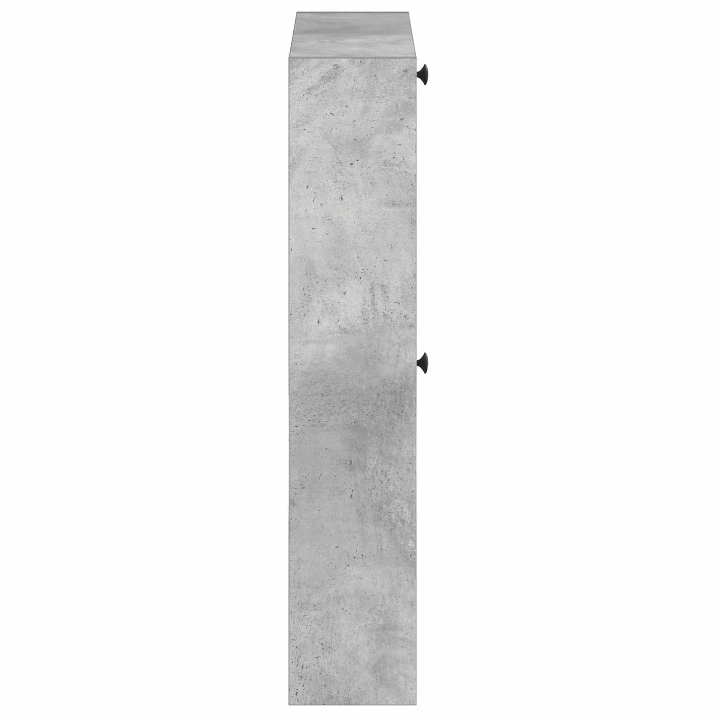 Wall-Mounted Shoe Cabinet ALKMAAR 71 x 17 x 86 cm Concrete Grey