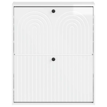 Wall-Mounted Shoe Cabinet ALKMAAR 71 x 17 x 86 cm