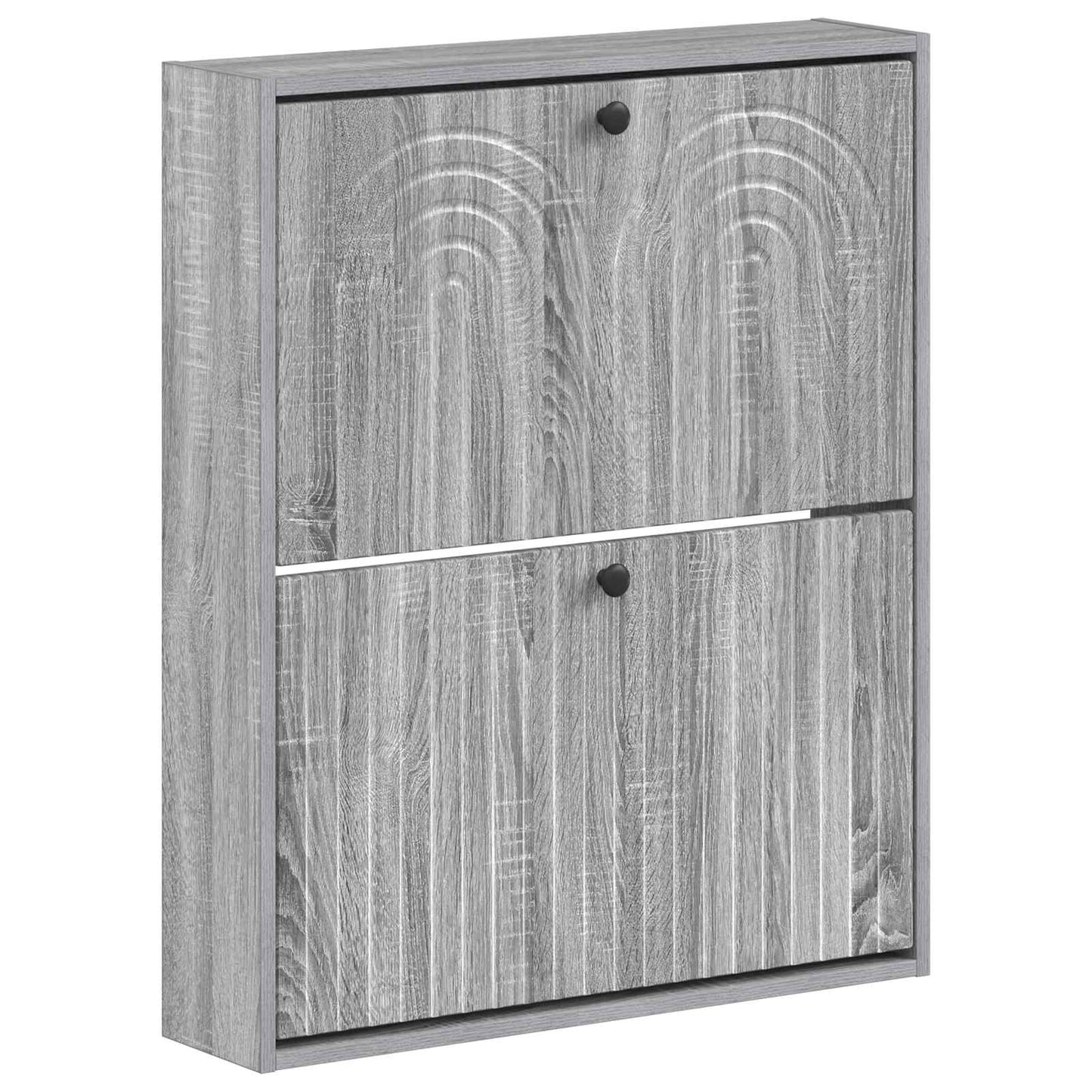 Wall-Mounted Shoe Cabinet ALKMAAR 71 x 17 x 86 cm Grey Sonoma