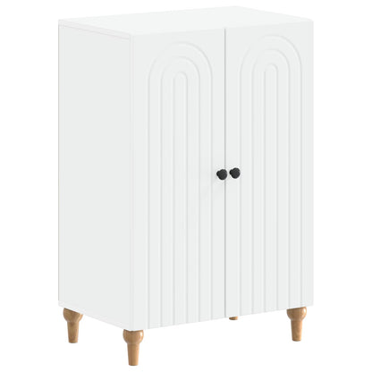 Shoe Cabinet ALKMAAR 59.5 x 39.5 x 90 cm Engineered Wood White