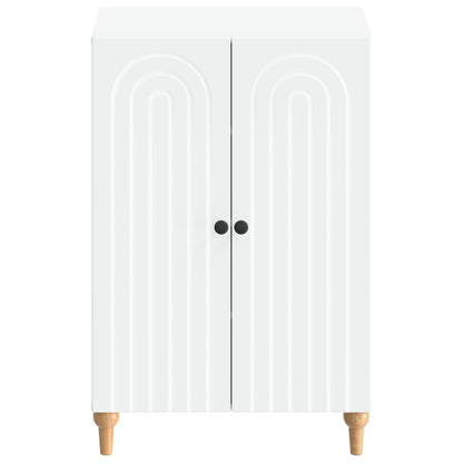 Shoe Cabinet ALKMAAR 59.5 x 39.5 x 90 cm Engineered Wood White