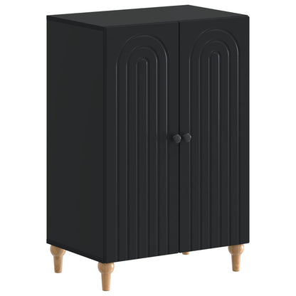 Shoe Cabinet ALKMAAR 59.5 x 39.5 x 90 cm Engineered Wood Black