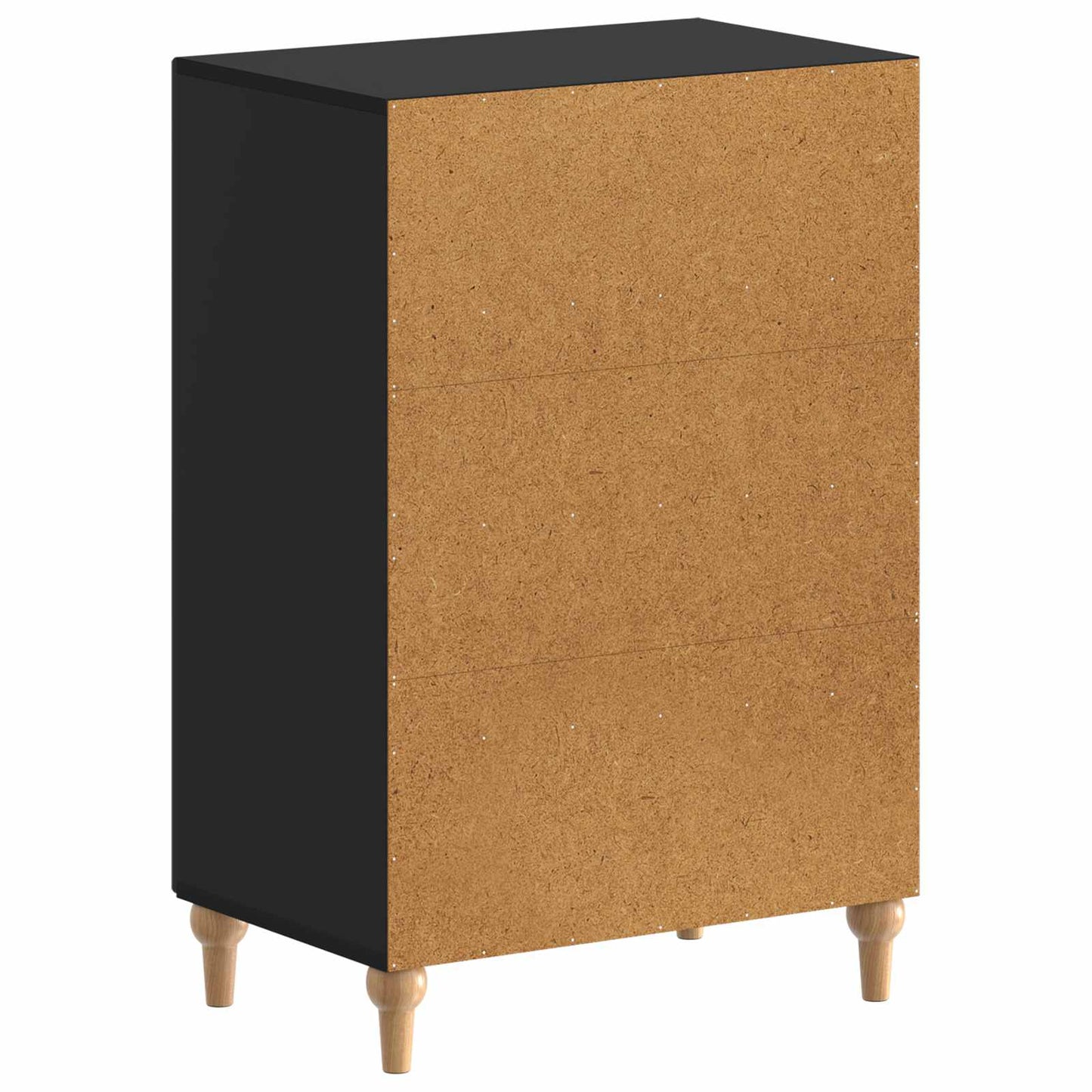 Shoe Cabinet ALKMAAR 59.5 x 39.5 x 90 cm Engineered Wood Black