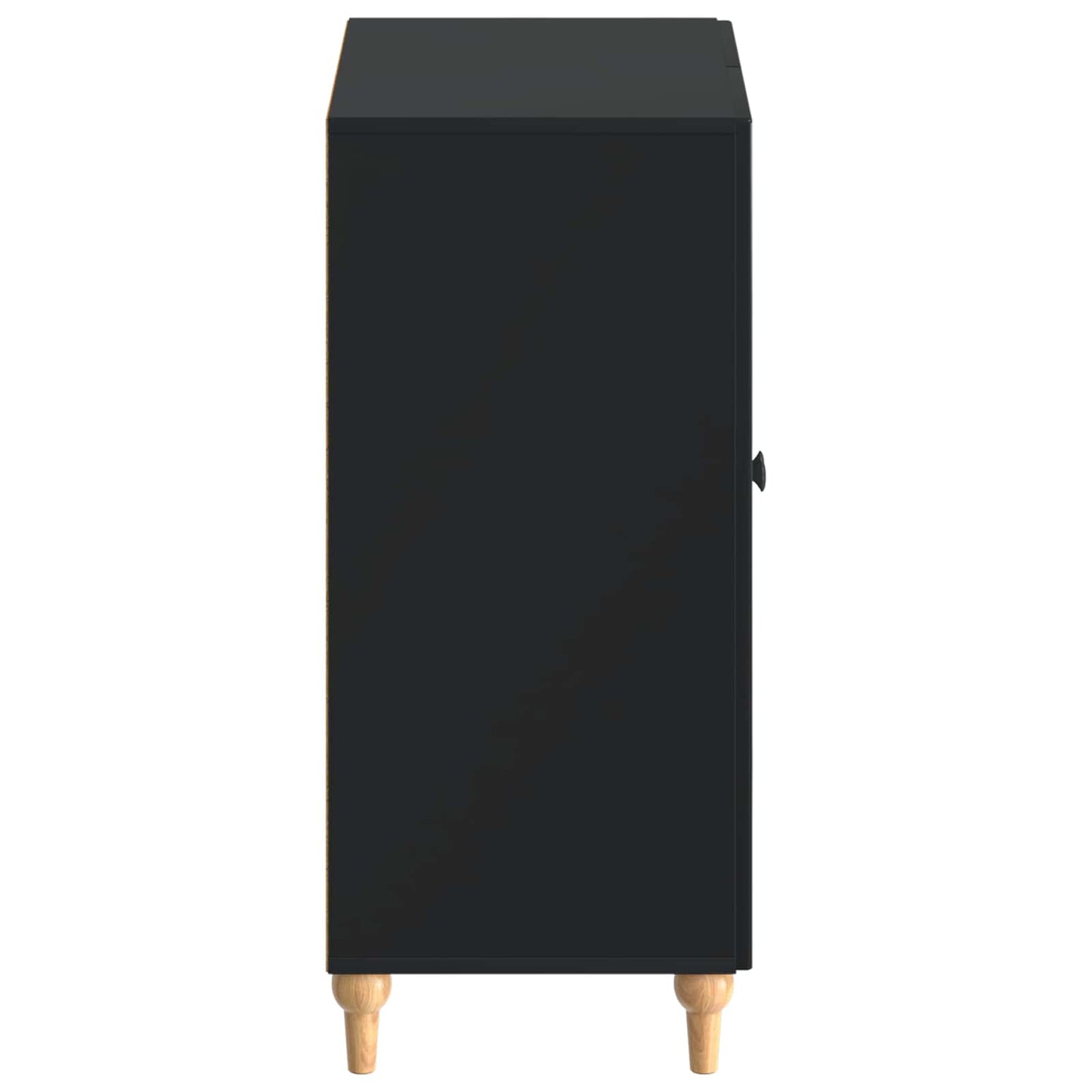 Shoe Cabinet ALKMAAR 59.5 x 39.5 x 90 cm Engineered Wood Black