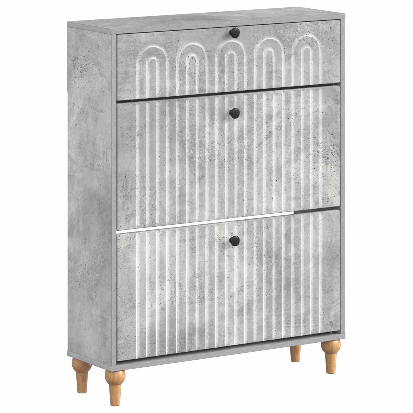 Shoe Cabinet ALKMAAR 78 x 24 x 103 cm Engineered Wood