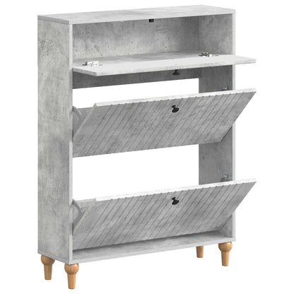 Shoe Cabinet ALKMAAR 78 x 24 x 103 cm Engineered Wood