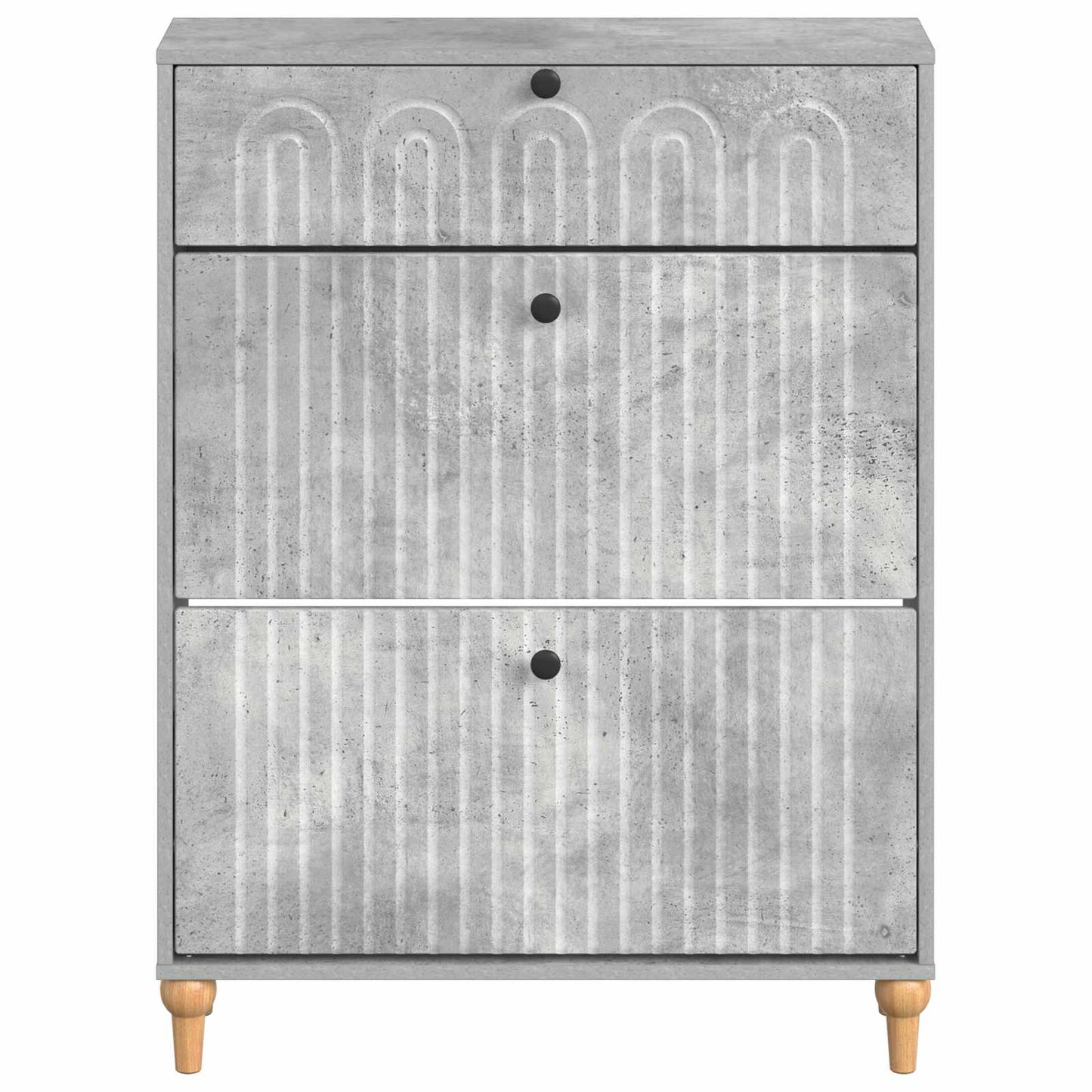 Shoe Cabinet ALKMAAR 78 x 24 x 103 cm Engineered Wood