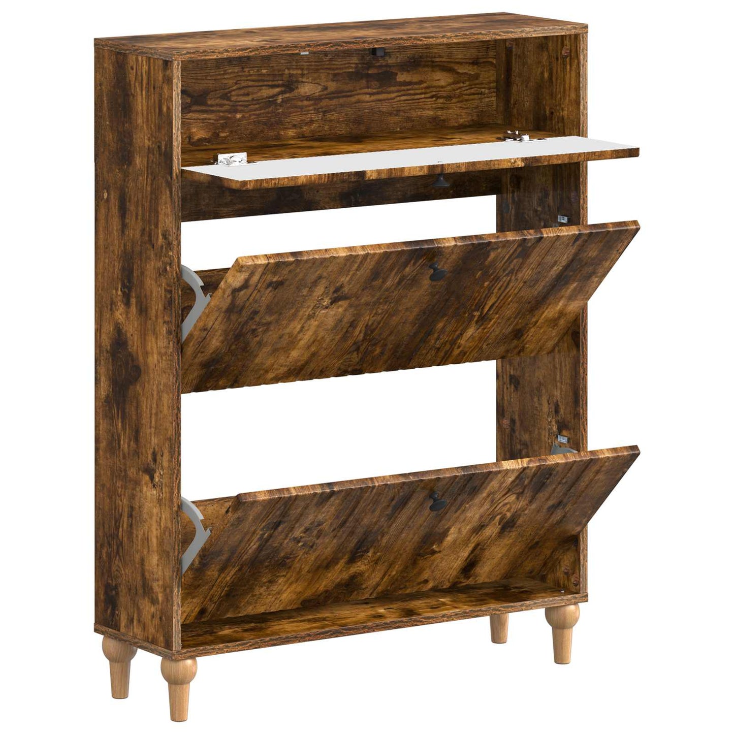 Shoe Cabinet ALKMAAR 78 x 24 x 103 cm Engineered Wood
