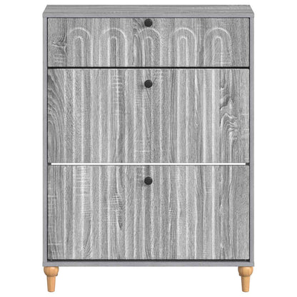 Shoe Cabinet ALKMAAR 78 x 24 x 103 cm Engineered Wood