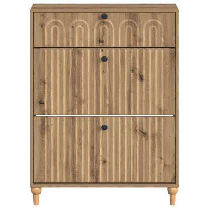 Shoe Cabinet ALKMAAR 78 x 24 x 103 cm Engineered Wood