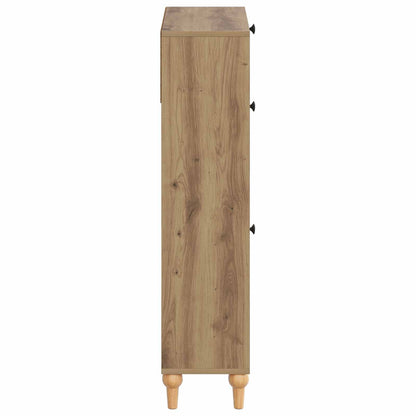 Shoe Cabinet ALKMAAR 78 x 24 x 103 cm Engineered Wood