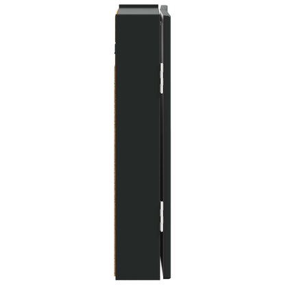 Dartboard Cabinet ALKMAAR Black 52.5 x 10.5 x 53.5 cm