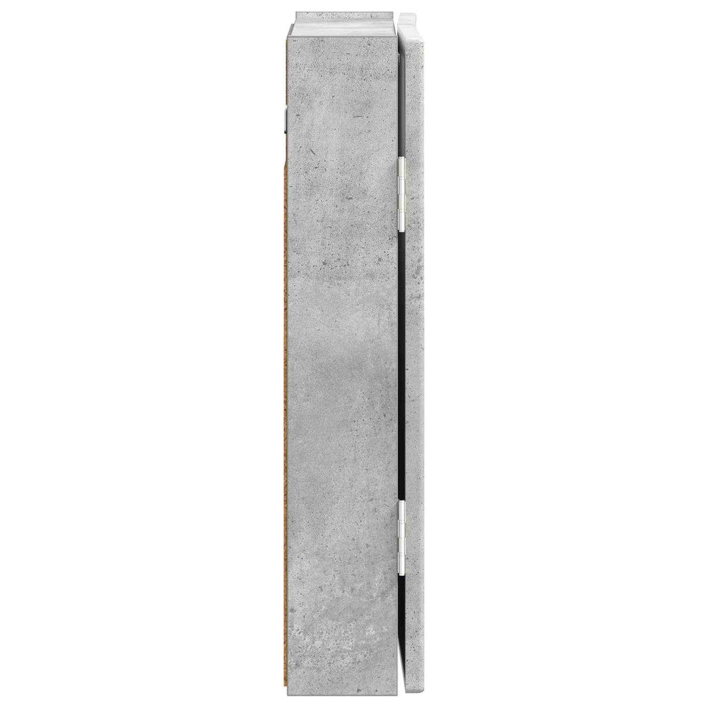 Dartboard Cabinet ALKMAAR Concrete Grey 52.5 x 10.5 x 53.5 cm
