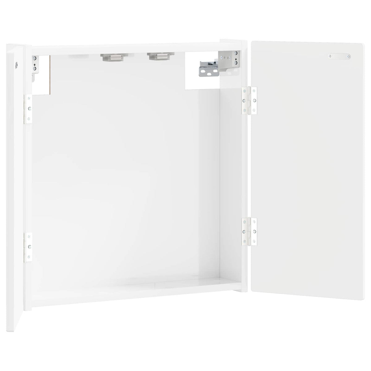 Dartboard Cabinet ALKMAAR High Gloss White Engineered Wood