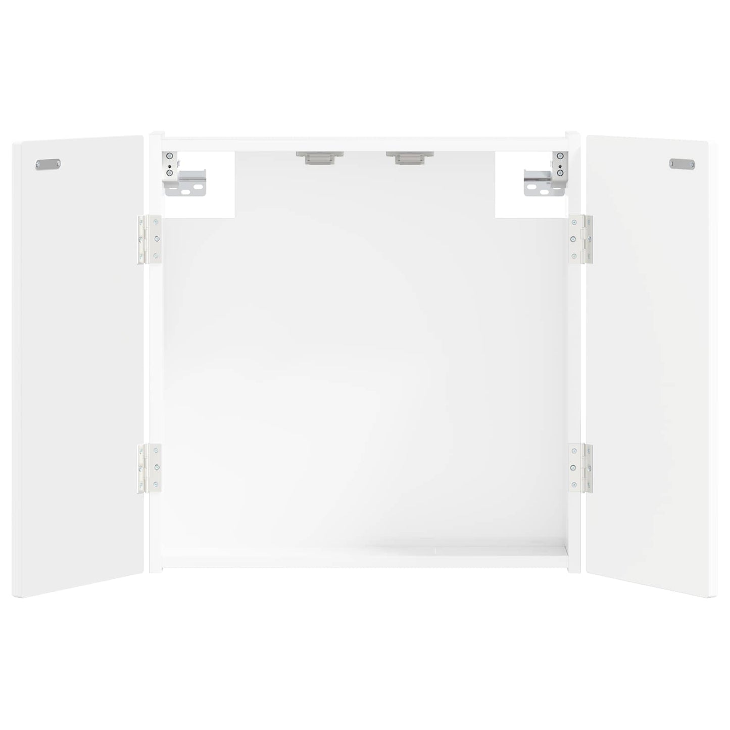 Dartboard Cabinet ALKMAAR High Gloss White Engineered Wood