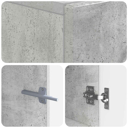 TV Cabinet Concrete Grey Engineered Wood