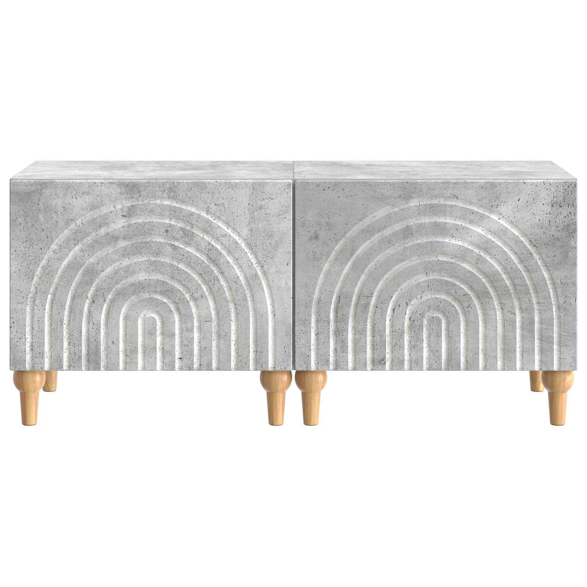 TV Cabinet Concrete Grey Engineered Wood