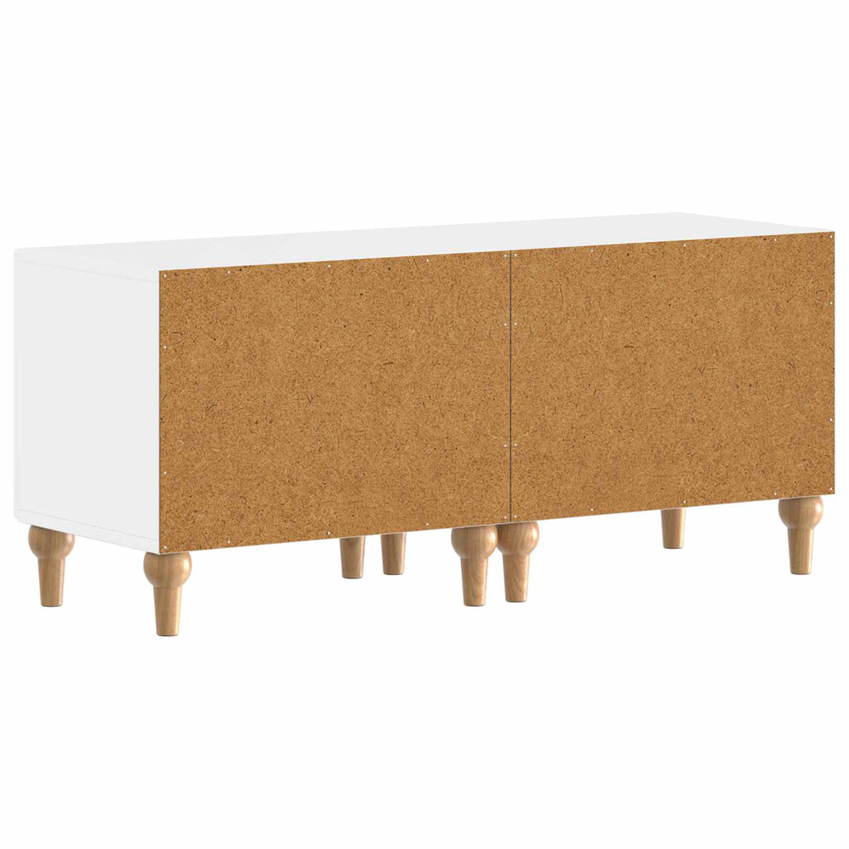 TV Cabinet High Gloss White Engineered Wood