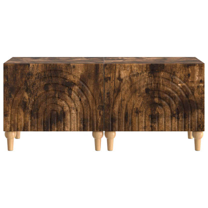 TV Cabinet Smoked Oak Engineered Wood