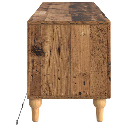 LED TV Cabinet Old Wood Engineered Wood