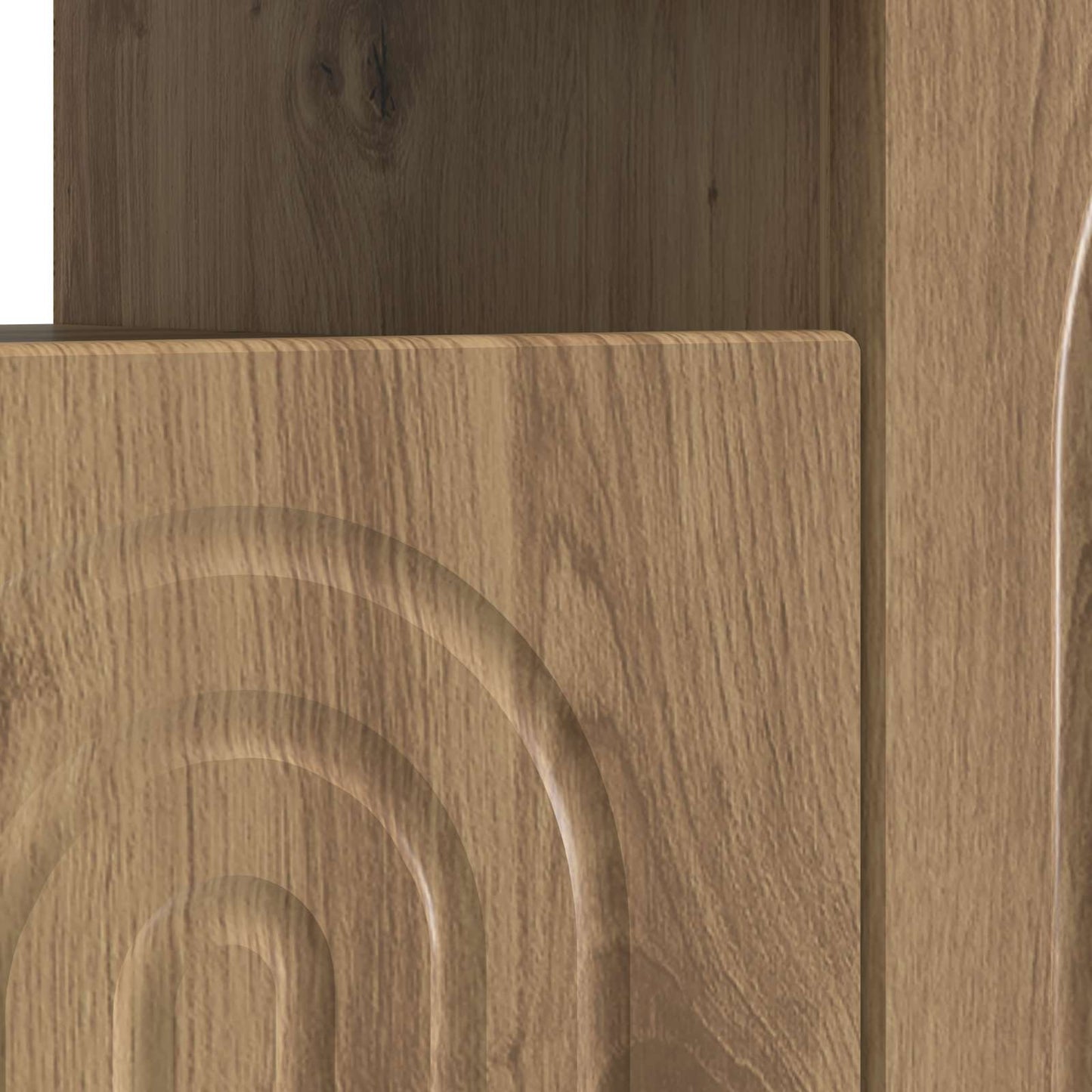 LED TV Cabinet Artisan Oak Engineered Wood