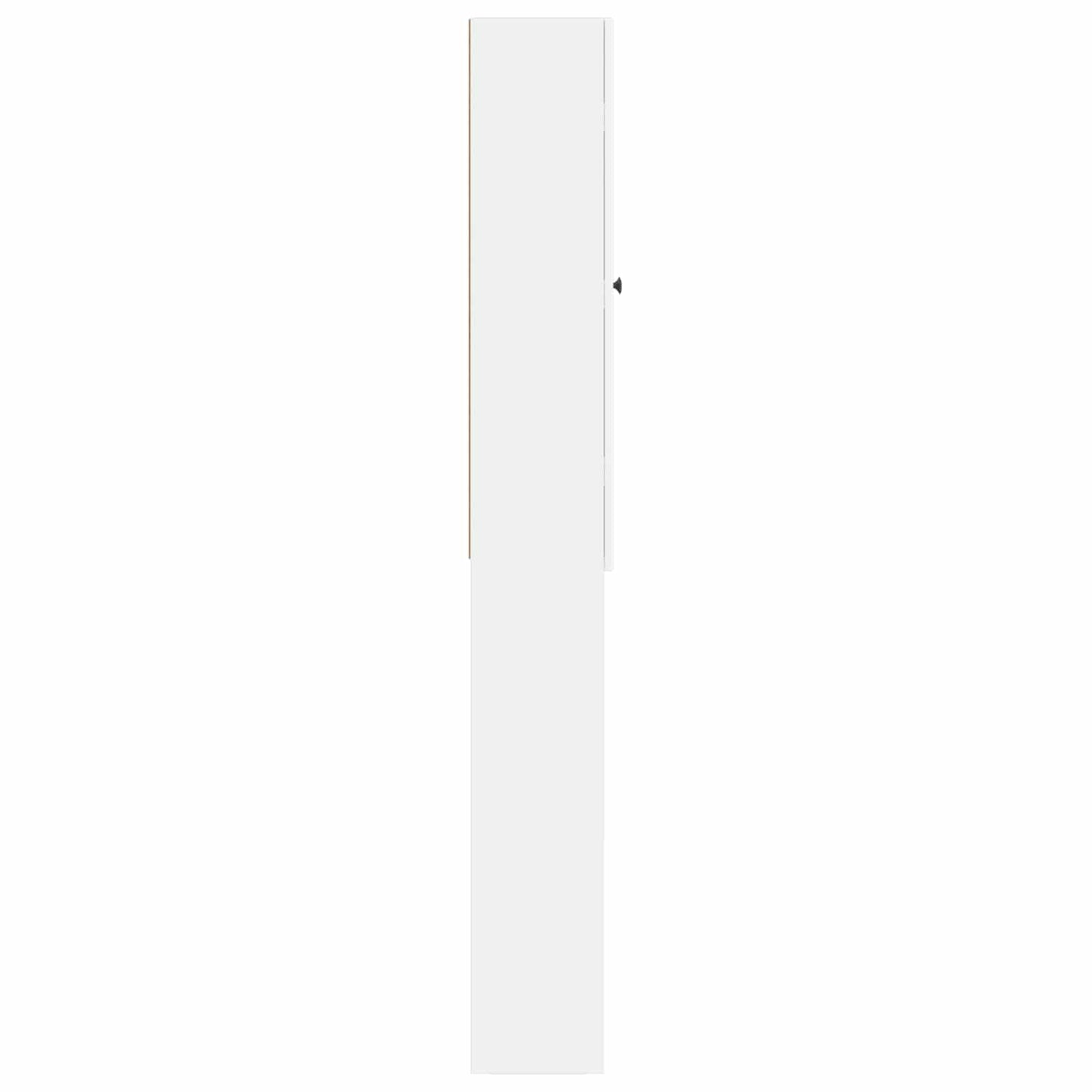 Toilet Cabinet ALKMAAR White 66 x 25.5 x 190 cm Engineered Wood