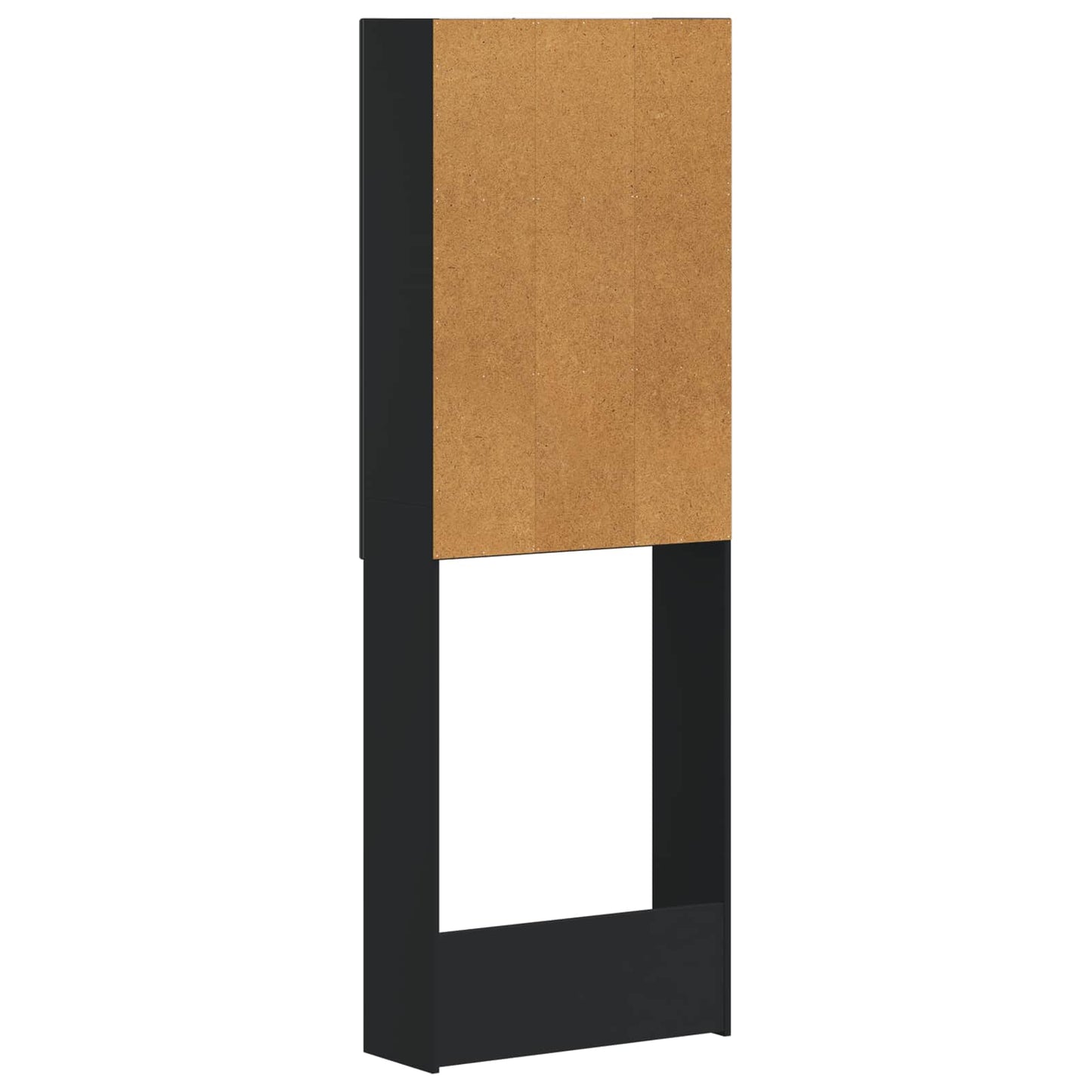 Toilet Cabinet ALKMAAR Black 66 x 25.5 x 190 cm Engineered Wood