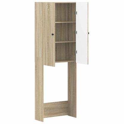 Toilet Cabinet ALKMAAR Sonoma Oak 66 x 25.5 x 190 cm