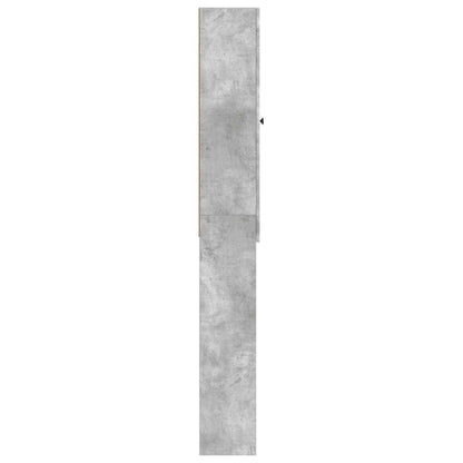 Toilet Cabinet ALKMAAR Concrete Grey 66 x 25.5 x 190 cm